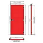 desenho tecnico porta corta fogo