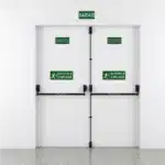 porta corta fogo p90 dupla branca