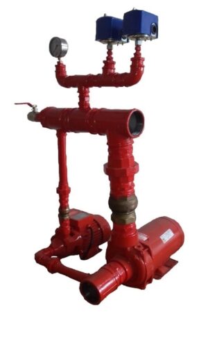 Kit Bomba Incêndio Principal 12,5cv + Jockey + Quadro Comando
