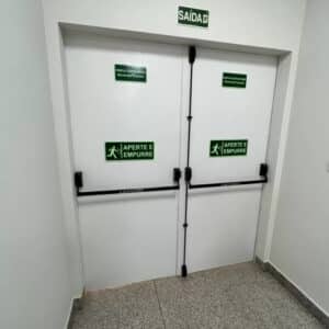Porta Corta Fogo Luma P90 2,00x 2,10 DUPLA